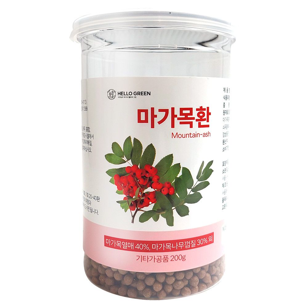 헬로우그린 국산 마가목환 200g(통)