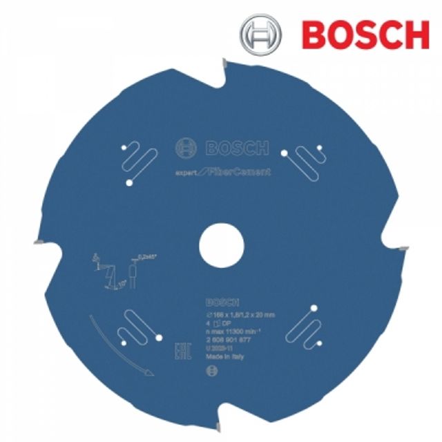 보쉬 Expert 168mm T4 화이버시멘트용 원형톱 날(1개