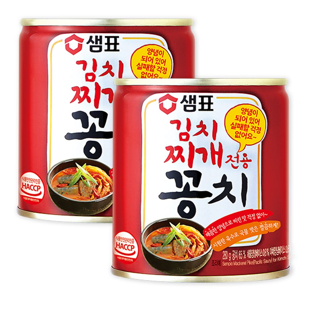 샘표 김치찌개전용 꽁치 280G x 2개입