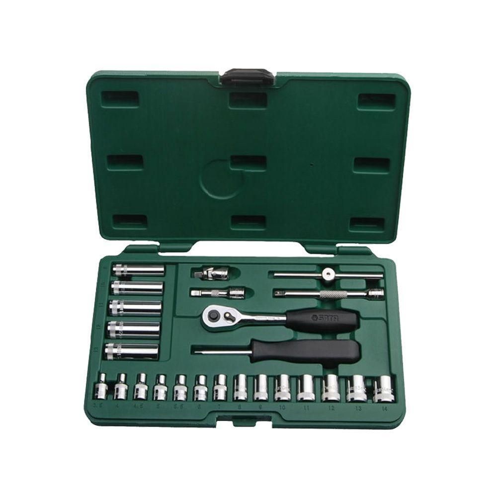 mm 라쳇 6각 25pcs 6.35mm 소켓렌치 세트 dr