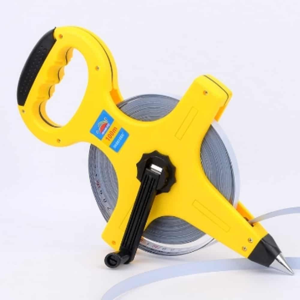 공업용줄자 100M 스틸줄자 육상줄자