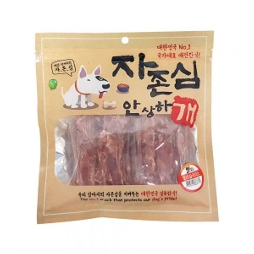 자존심 안상하개 오리 슬라이스 200g 10팩 1타