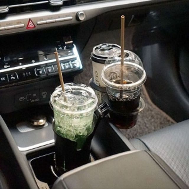 차량용 3단 컵홀더 이그제큐티브 이지홀드 컵받침대