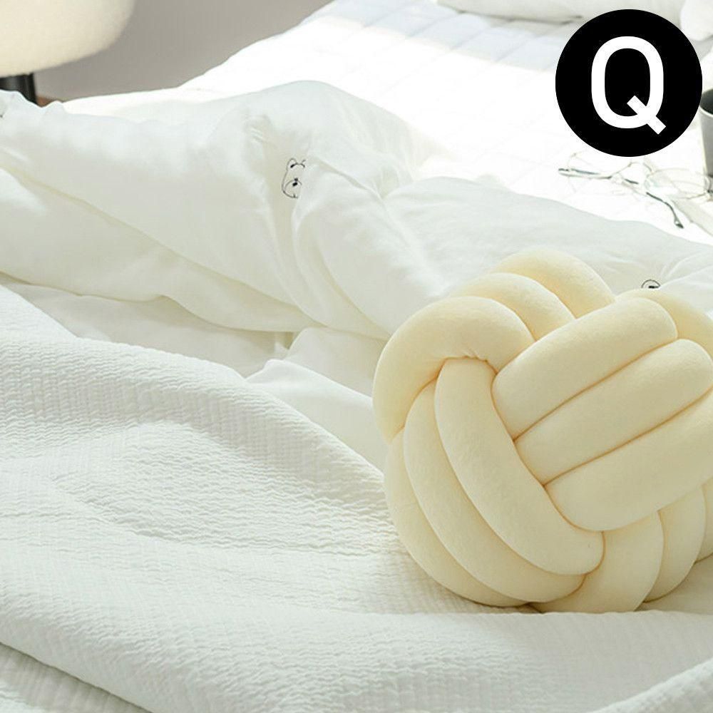 해피니 곰곰 모달 옥수수솜 간절기 이불 퀸 Q 화이트