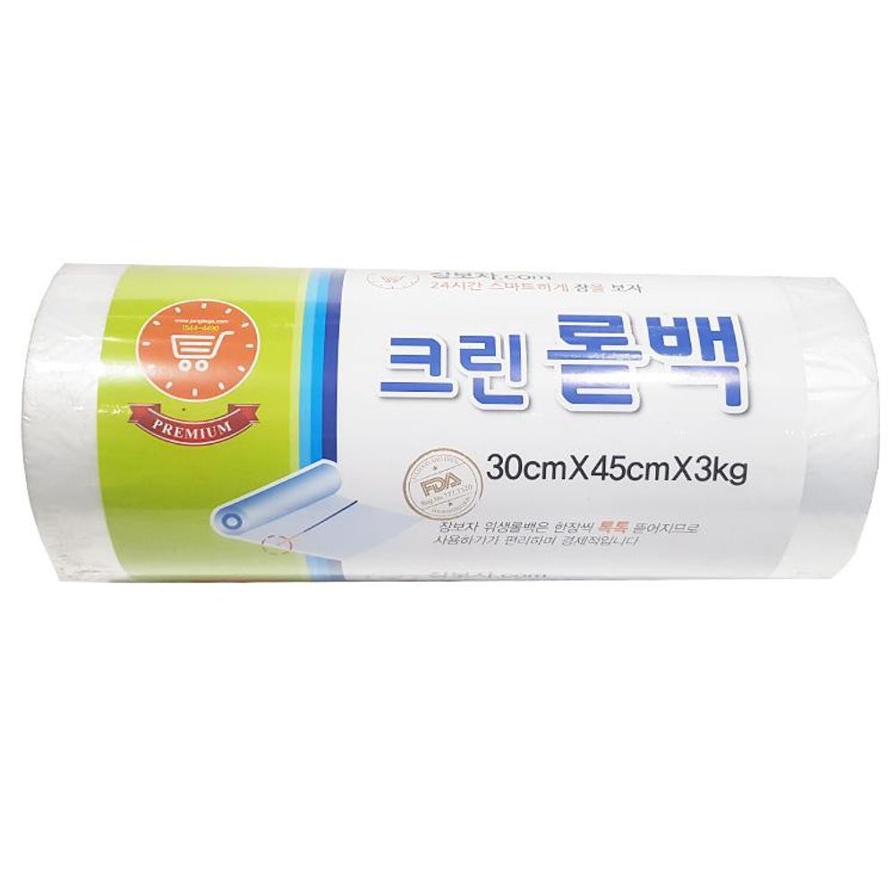 마트랩코리아 장보자 위생롤백(프리미엄) 3KG(30x45)