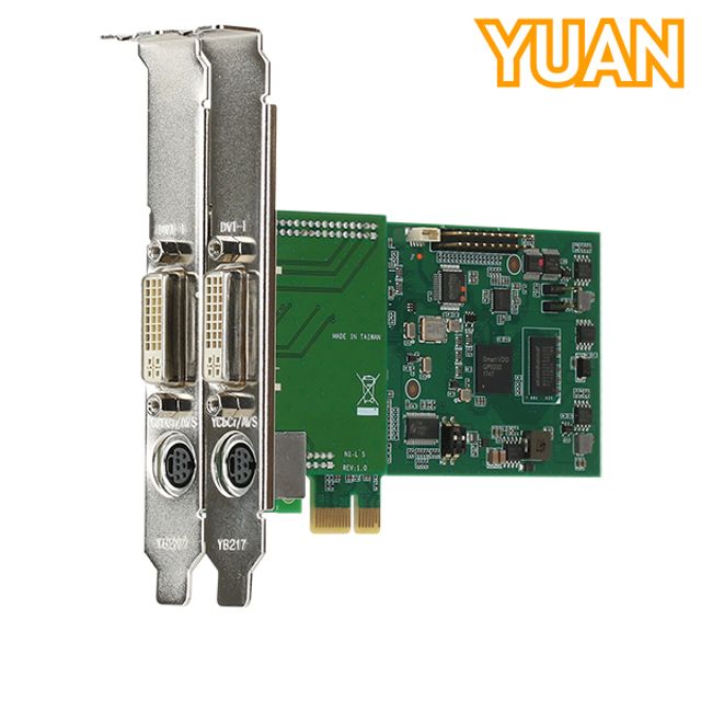 YUAN(유안) 멀티포맷 PCIe DVI 실시간 캡쳐카드