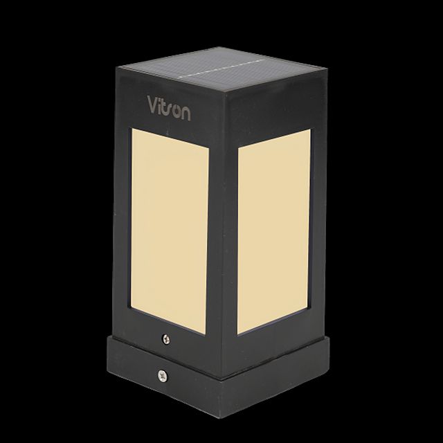 태양광 LED 문주등 가든 80x80xH170 주백