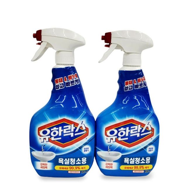 쿨샵 유한락스 욕실청소용 세제 거품세척 600ml 2개