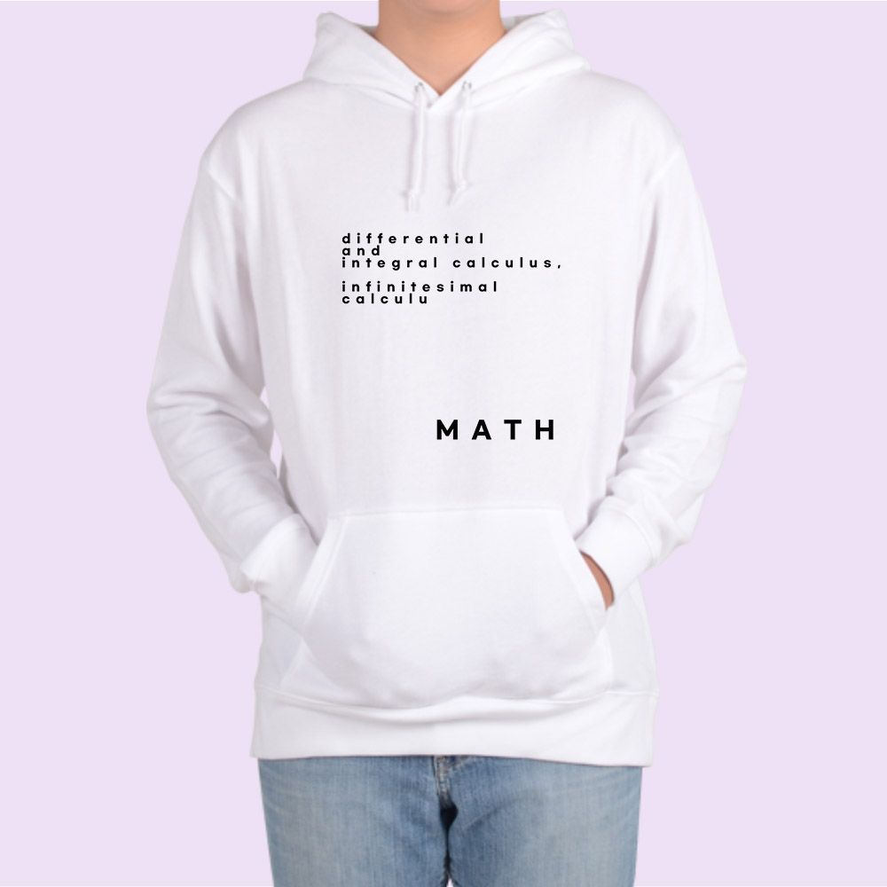 후드티 프린팅티셔츠 수학동아리 MATH P