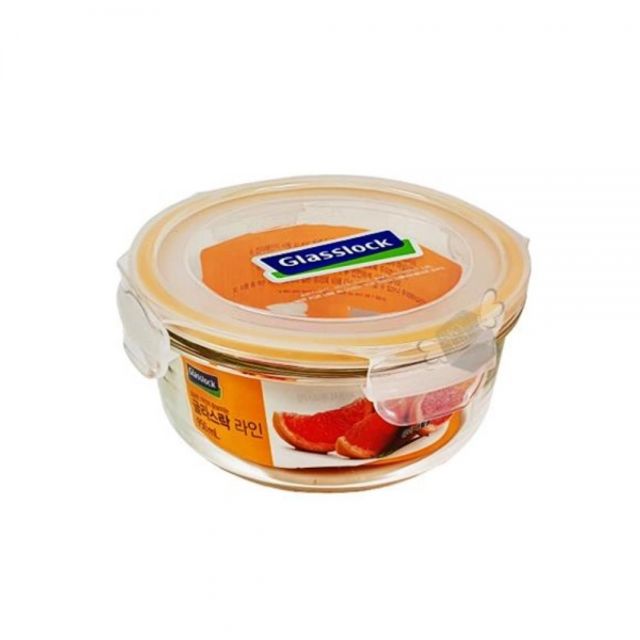 원형 유리 밀폐용기 950ml 주방용품 음식보관 보관