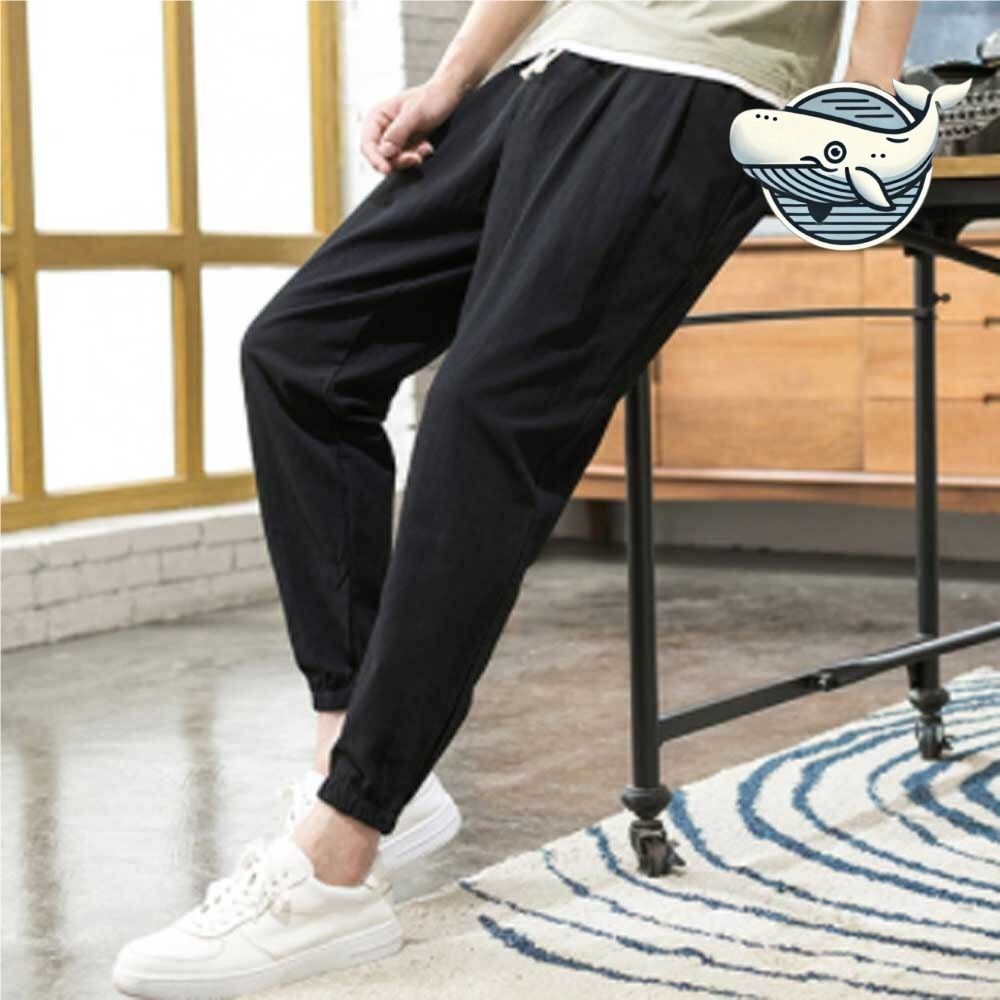 여름 캐주얼 남자 린넨 조거팬츠 편한 바지