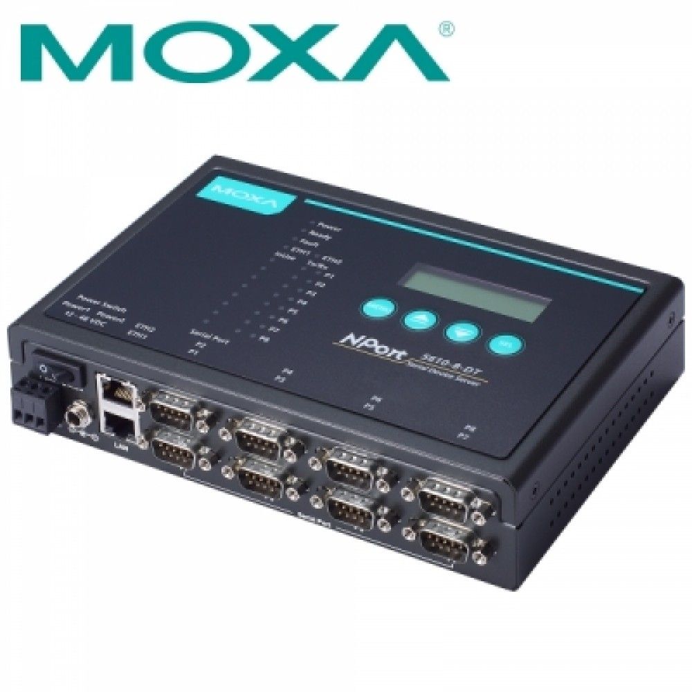 MOXA NPort 5610JS8JSDT 8포트 RS232 디바이스 서버