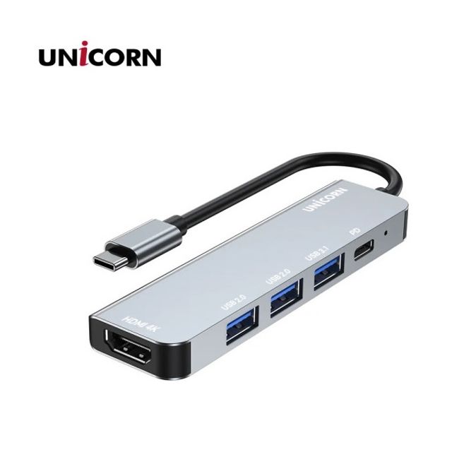 C타입 5in1 HDMI 멀티 허브 TCH-P20 유니콘