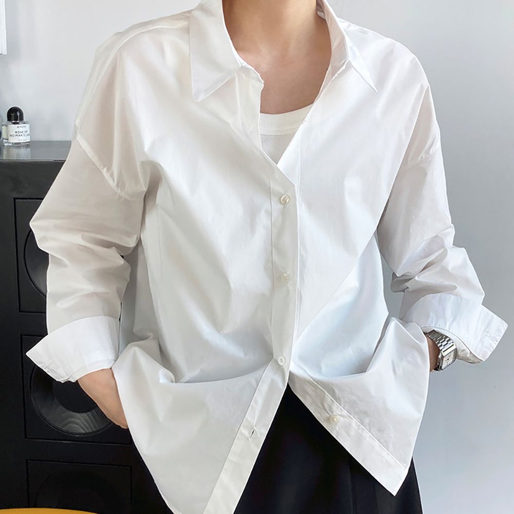 미스아미 여성 루즈핏 화이트 셔츠