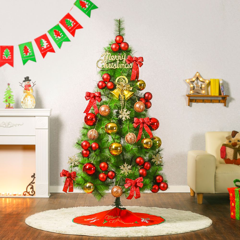 아이티알,NU 180cm 트리플 엔젤 솔잎트리 풀세트 크리스마스트리
