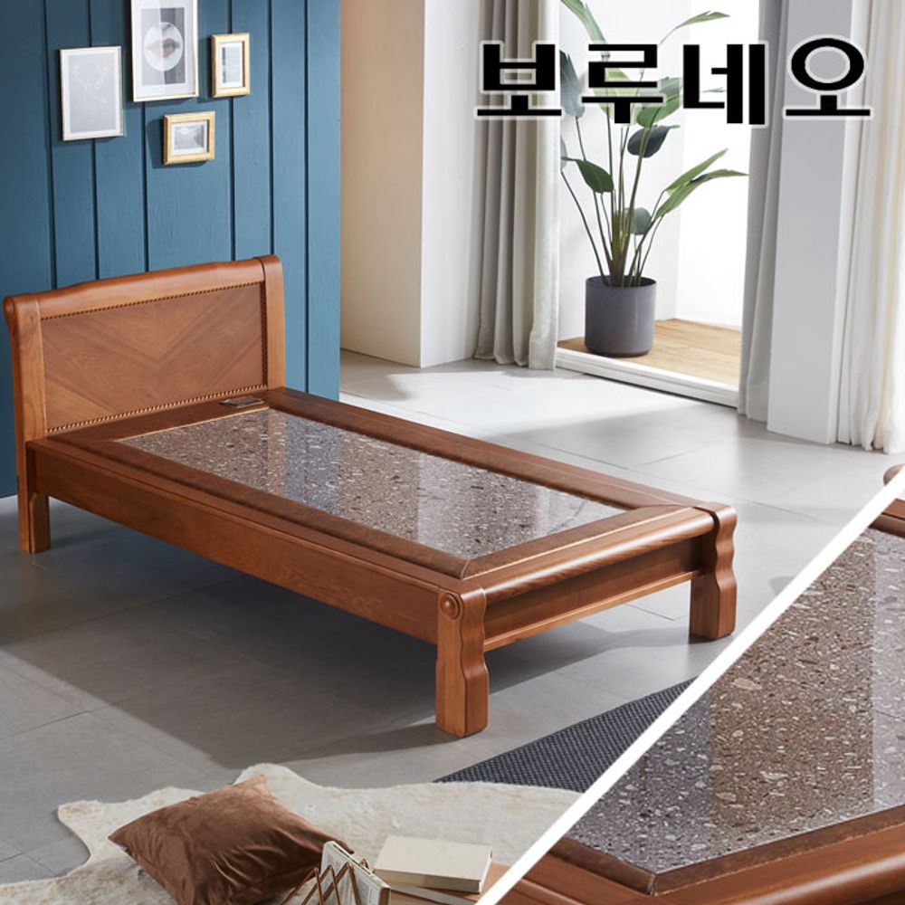 맥반석 온돌 싱글침대 돌침대 흙침대 prd175904632