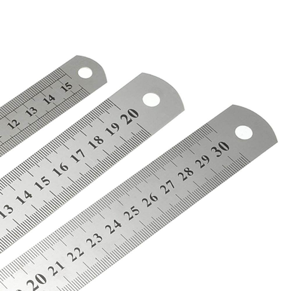 [다모아몰]스틸자 스텐 쇠 자 철자 측정용 눈금자 15 20 30(cm)