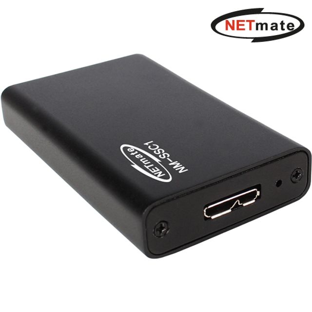 NETmate USB 3.0 mSATA SSD 알루미늄케이스