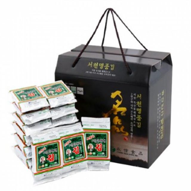 장인 인기 40년전통 품격 바다 김 선물 세트 4g 15봉