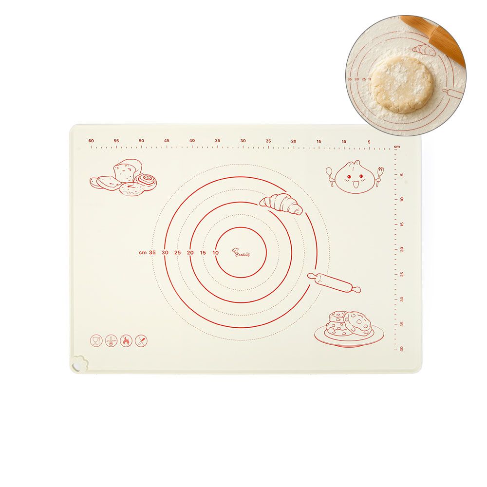 실리콘 베이킹 작업용 반죽 매트 70x50cm