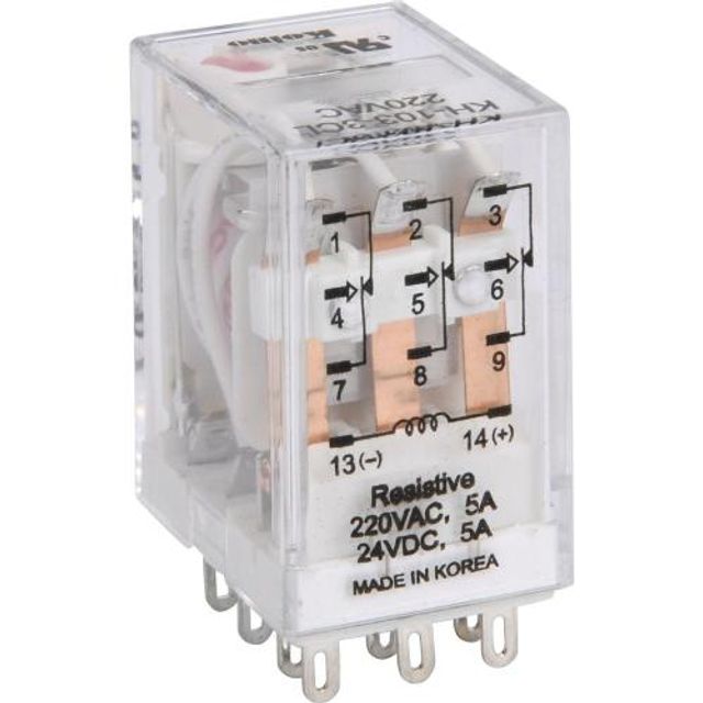 건흥전기 미니어처파워릴레이 KH-103-3CL-24VDC 10E