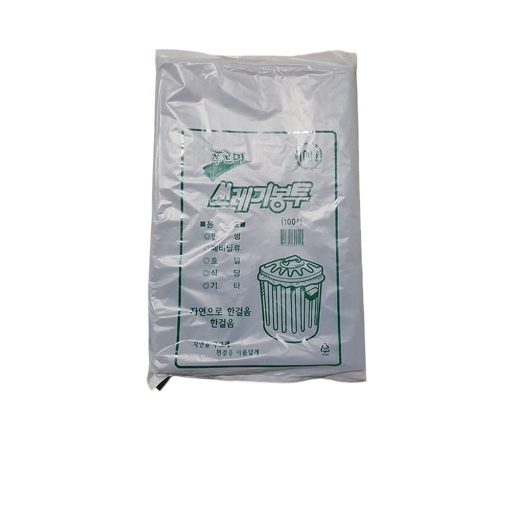 쓰레기봉투 100L 검정 대 푸르미 50매 x10 - 식자재