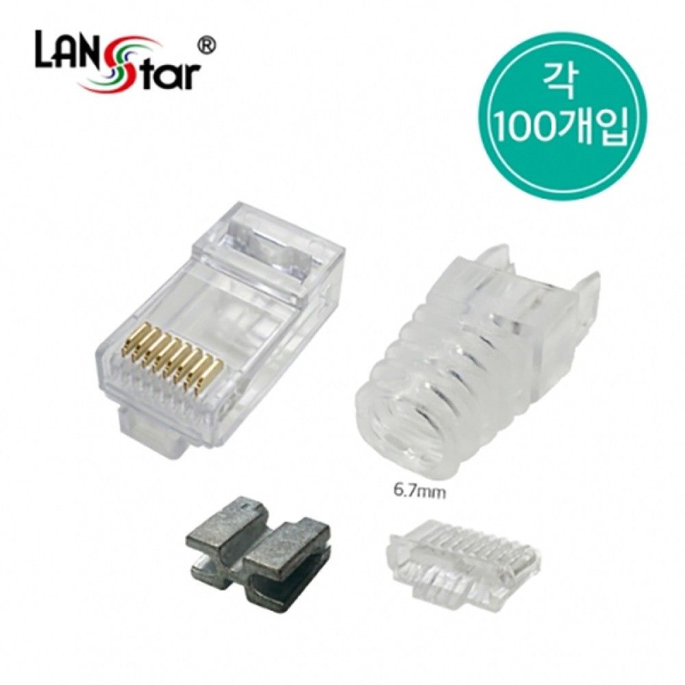 모듈러콘넥터 JSSERT CAT.6A 10G UTP 50u Panduit UL