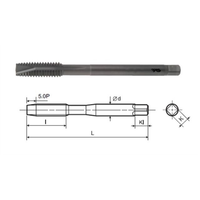 롱포인트탭(호모) M10X1.5-120L (T1828423) LPOT100