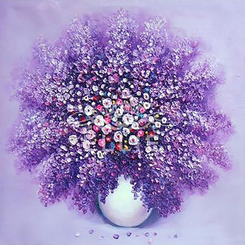 향기가득 화병 (패브릭) 보석십자수 40x40