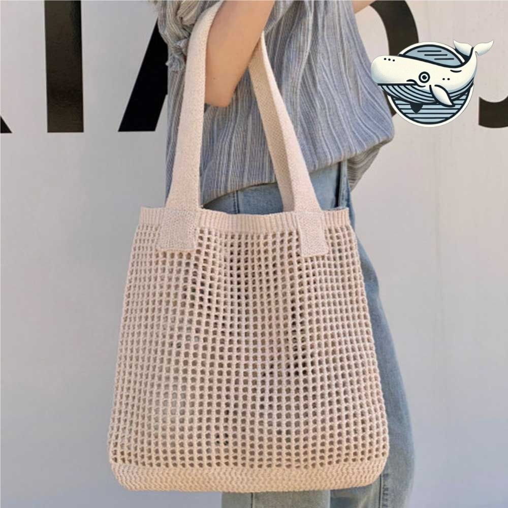 캐주얼 네트 쇼퍼백 대학생 필수 아이템 데일리