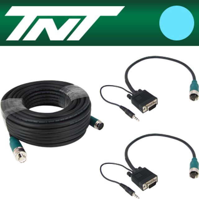 강원전자 TNT RGB+스테레오 분리형(배관용) 케이블