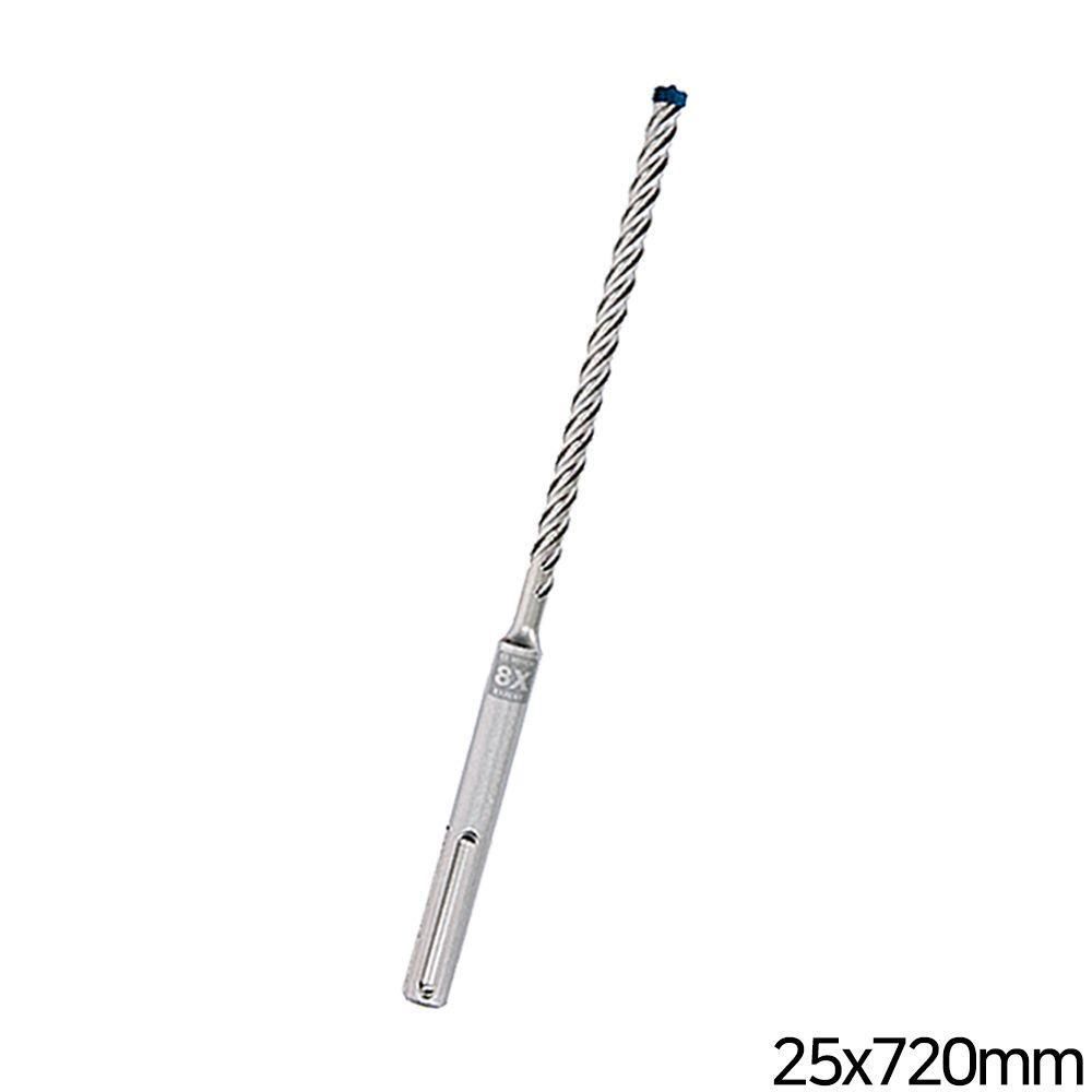 8x 햄머드릴 비트 sds 25x720mm 철근 타공 4 날 max