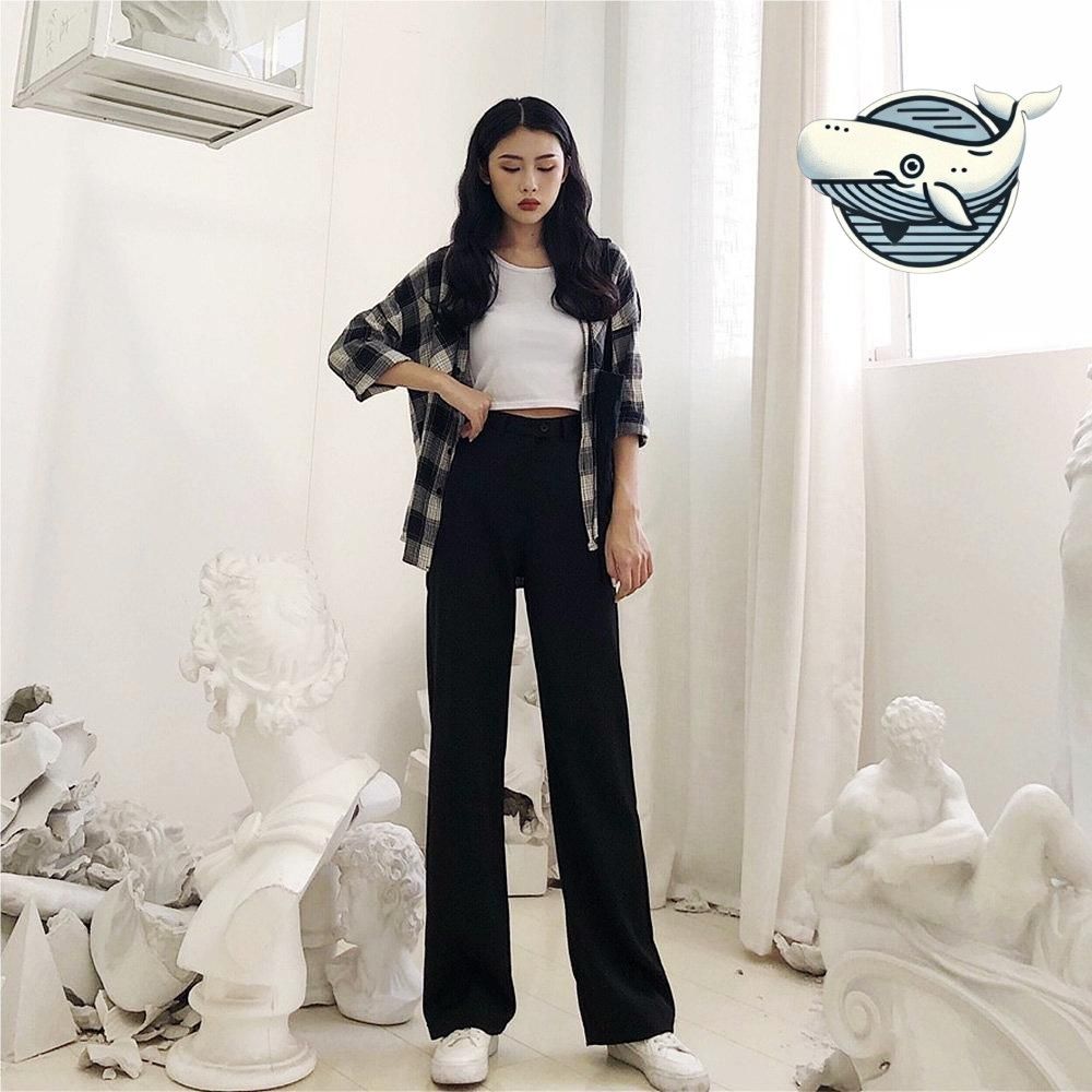 스판 긴 바지 여성용 스타일리시 캐주얼 슬랙스