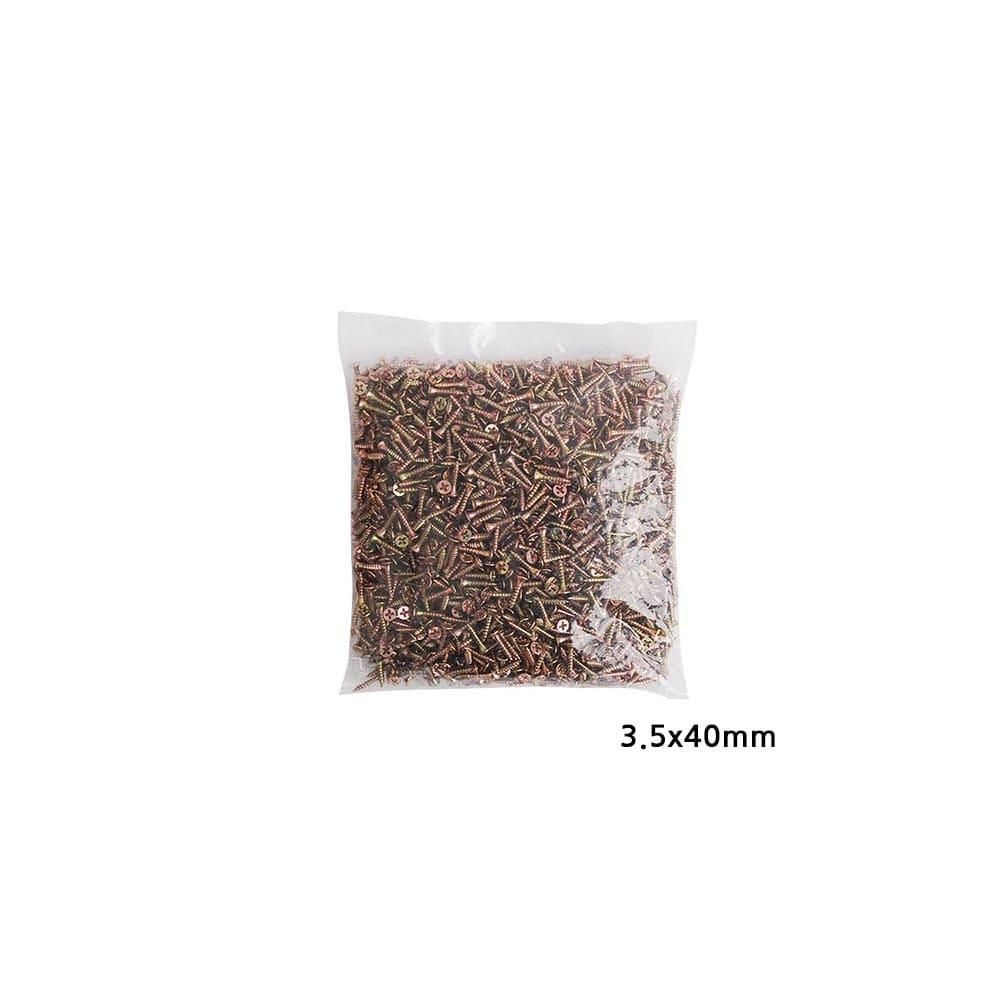 다용도 3.5mm 피스 나사못 1000개입 길이 40mm 색