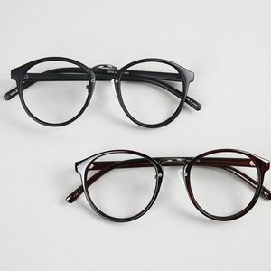 아이티알,NE 블랙 브라운 UV 블루라이트 차단 패션 뿔테 심플 안경