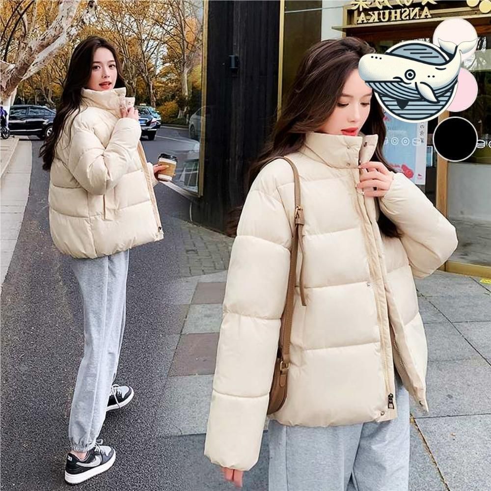 여성 캐주얼 기본 패딩 점퍼 가벼운 후드 점퍼