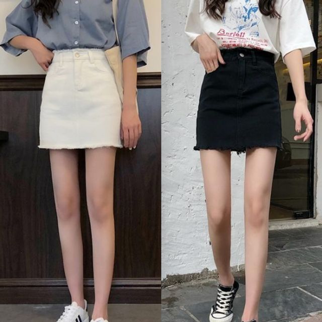 인어라인 워싱 블랙 심플 연청 빅사이즈 와이드