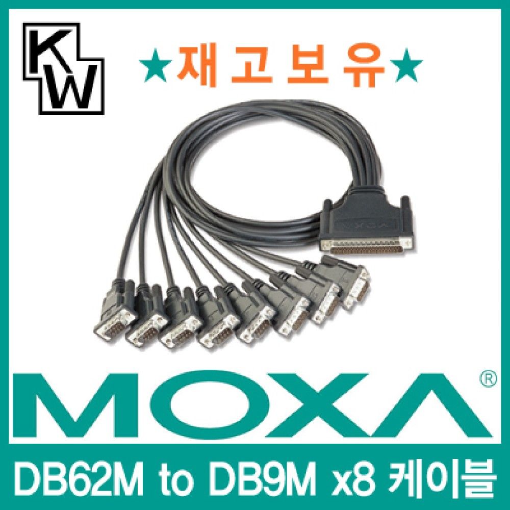 MOXA CBLJSM62M9x8JS100JSOPT8D 8포트 시리얼카드 케