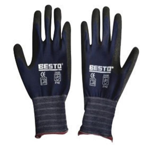 PU 장갑 BESTO-LGM 글러브 LATEX GRIPMASTER S NAVY