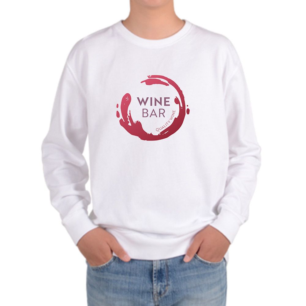 맨투맨 전사이즈 와인바 와인동호회 WINE 디자인
