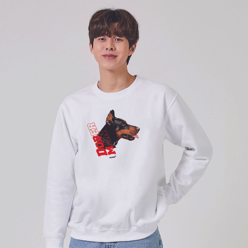 키밍 도베르만 DOBERMAN 맨투맨 후드