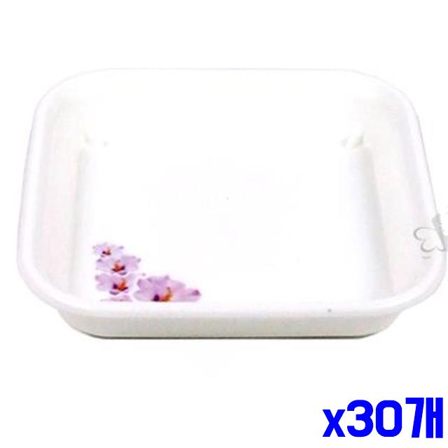 12.5x12.5x2.2cm 화분물받이 화분받침 x30개 정사각