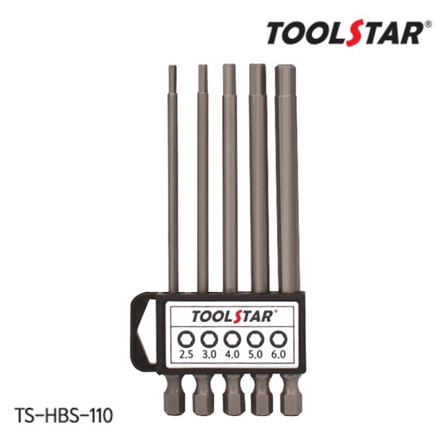 툴스타 육각비트세트 110mm 드라이버비트 비트