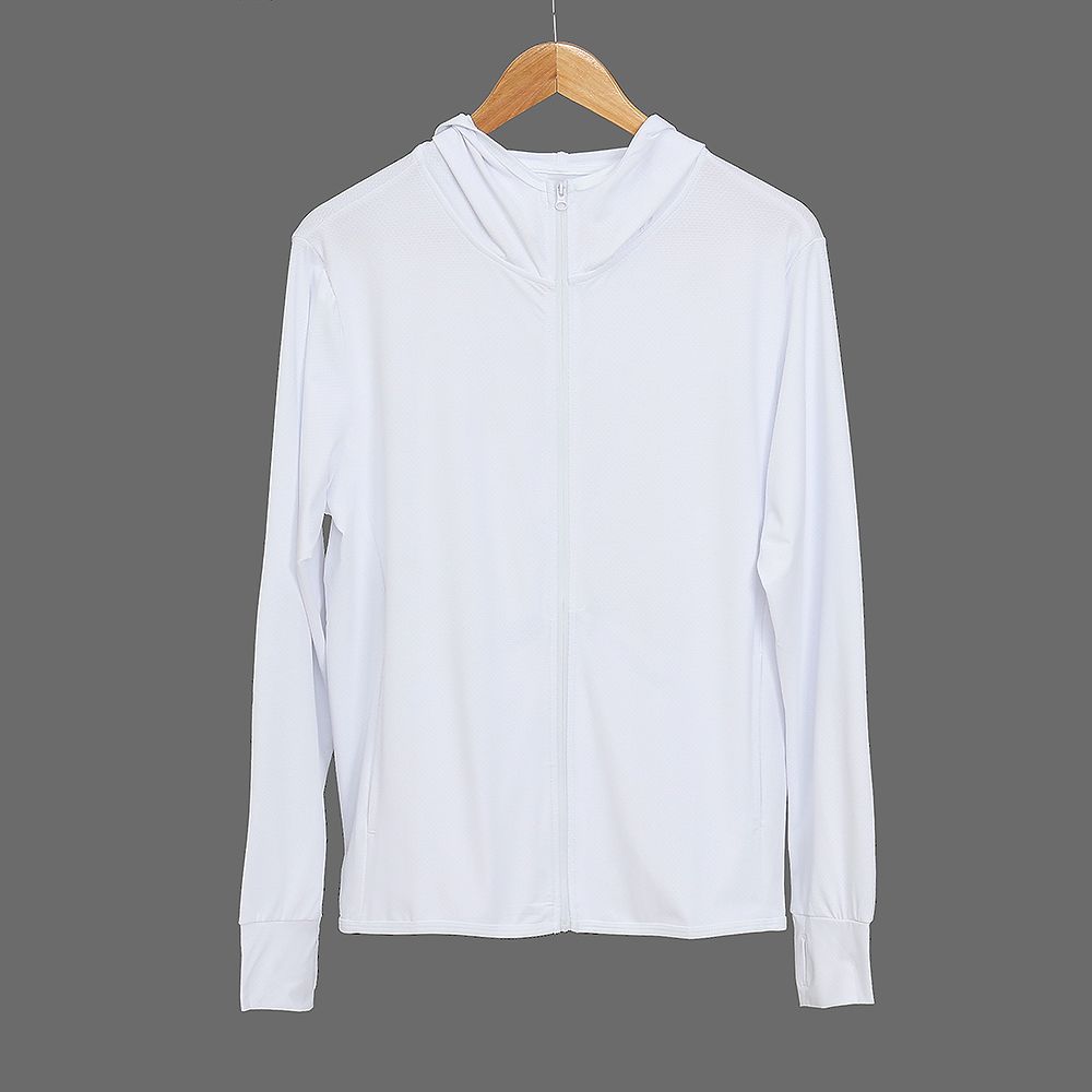 Jon 여성 썸머룩 자외선차단 후드집업 XL 화이트