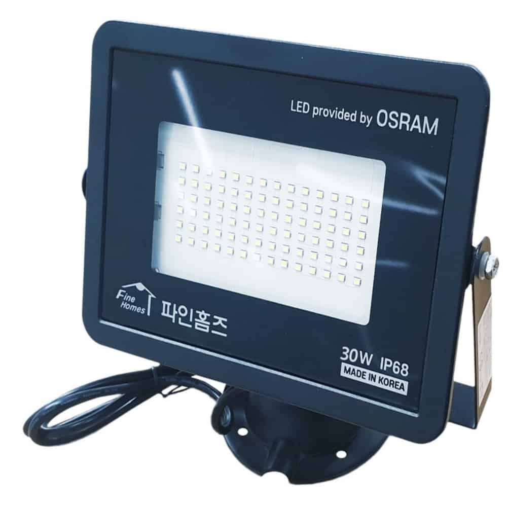 투광등 흑 30W 주광 잔디등 사각투광등
