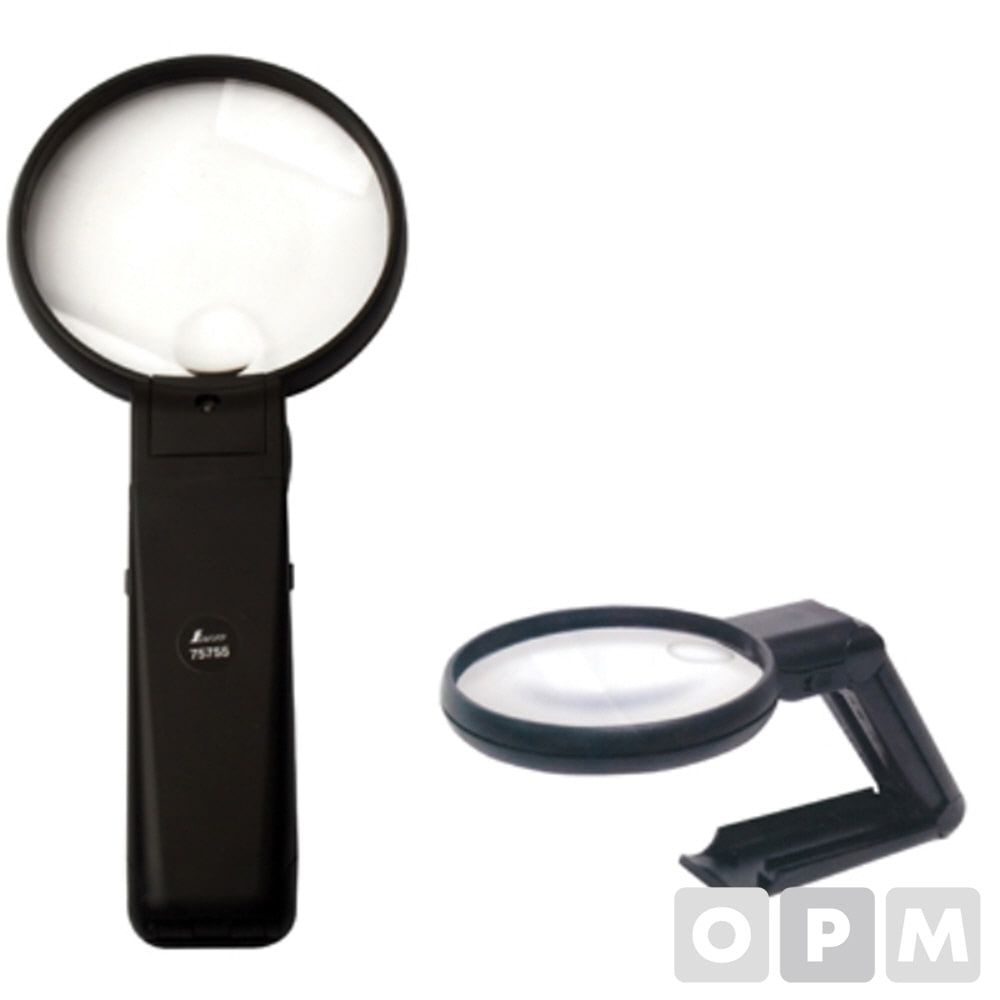 SHINWA LED조명 접이식돋보기(신와) 2X(4X) 90mm 1e