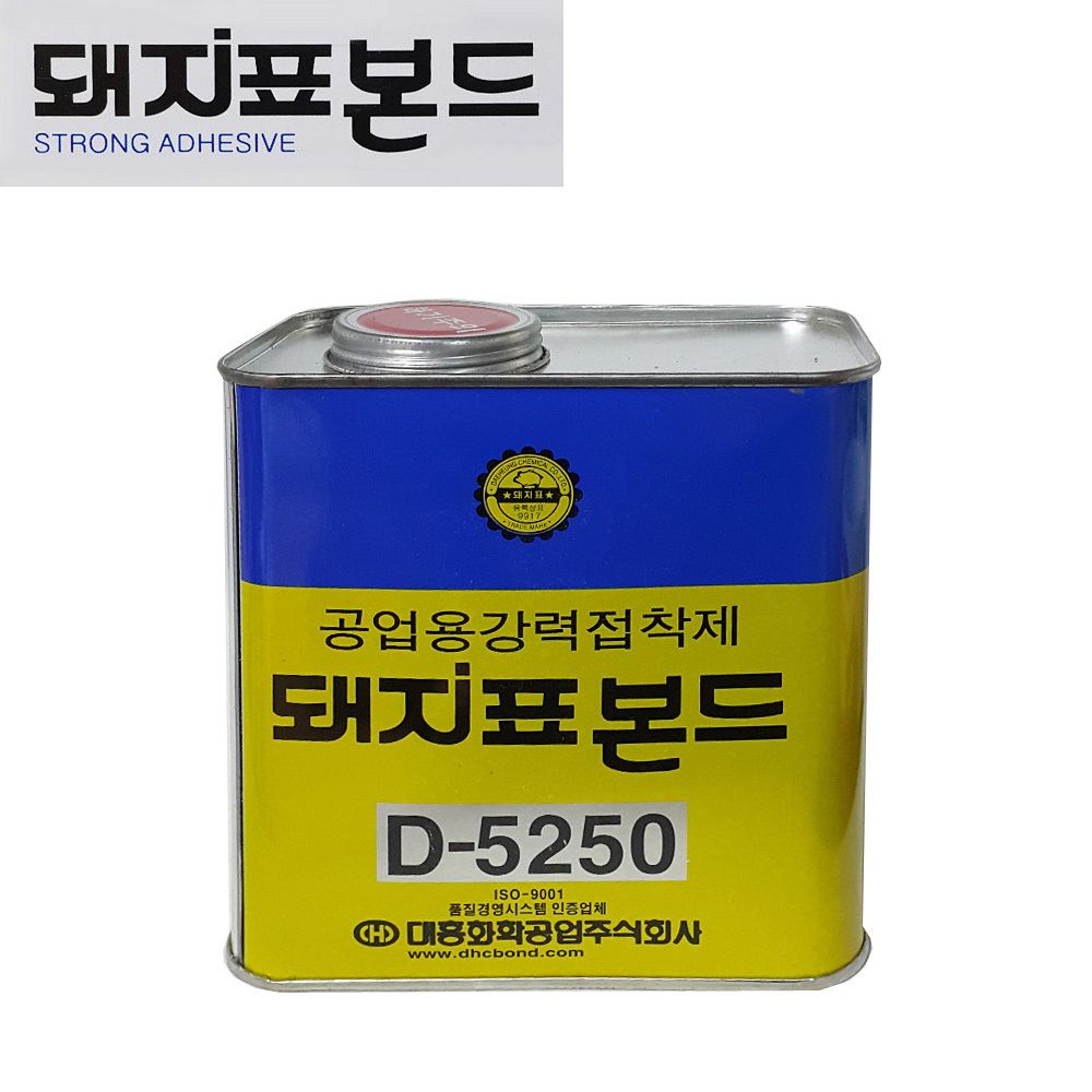 돼지표5250 공업용 강력접착제 1kg 깡통캔