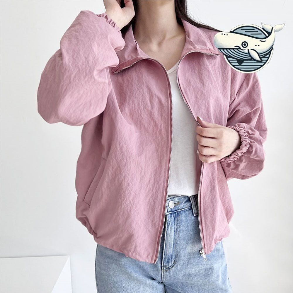 가벼운 여름 바람막이 점퍼 캐주얼 데일리
