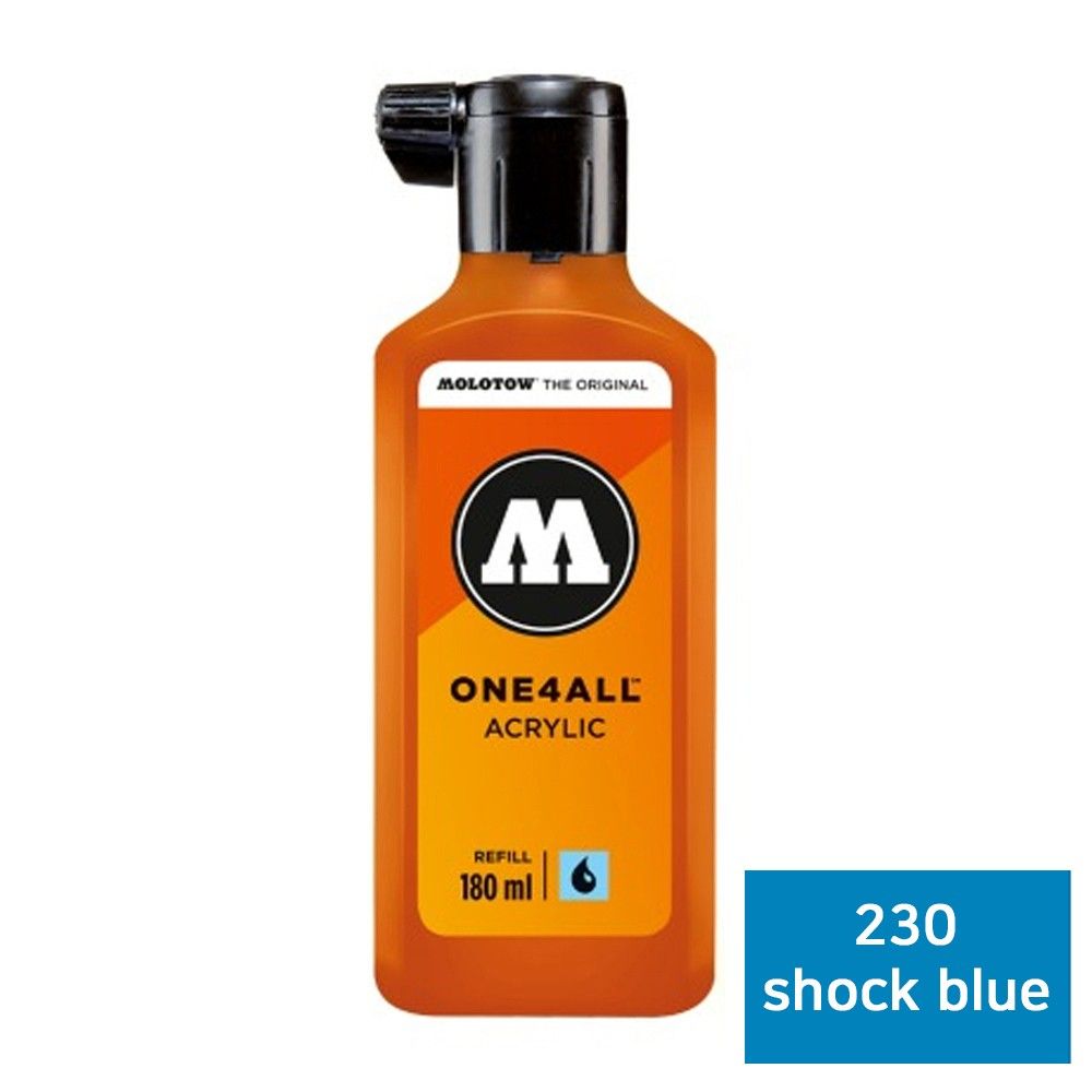 모로토우 원포올 마카 리필 180ml 230 shock blue