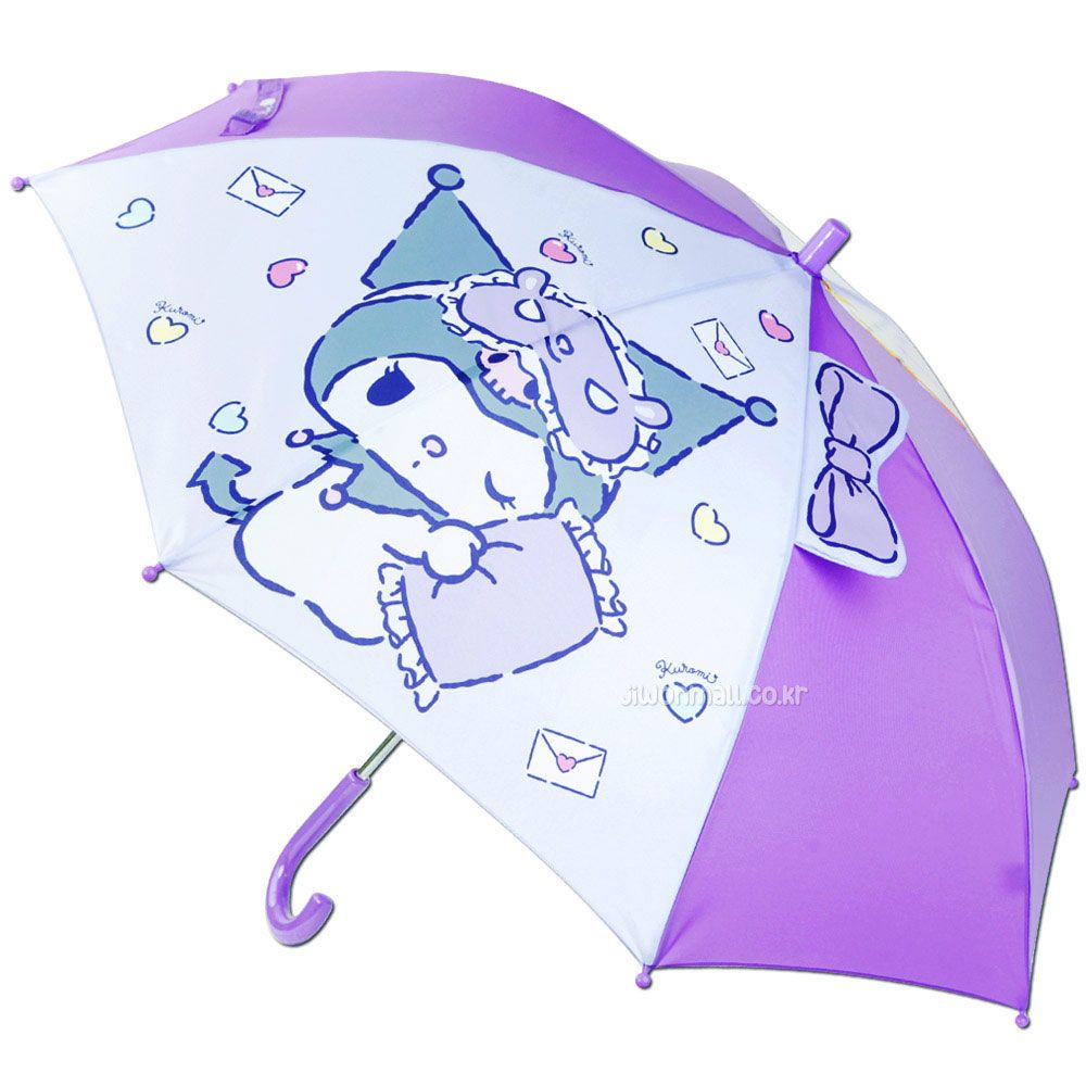 산리오 쿠로미 리본 입체 홀로그램 53 우산